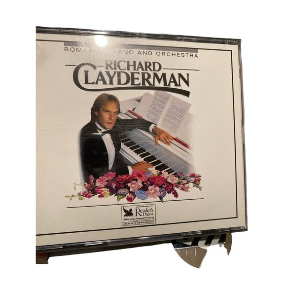 Readers Digest 4 disc set Richard Clayderman romantic piano orchestra Music cd - Picture 1 of 2